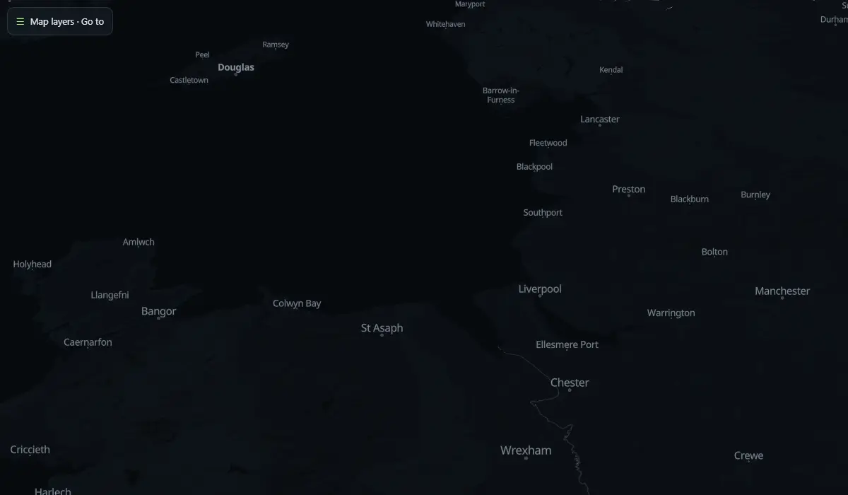 Map of today's pollen in the air, carried by the wind (CAMS model)